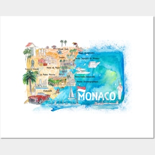 Monaco Posters and Art